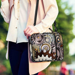 Steampunk Gears And Cogs Print Shoulder Strap Bible Bag