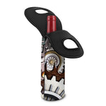 Steampunk Gears And Cogs Print Single Neoprene Wine Tote