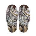 Steampunk Gears And Cogs Print Slippers