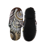 Steampunk Gears And Cogs Print Slippers