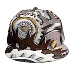 Steampunk Gears And Cogs Print Snapback Cap