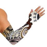 Steampunk Gears And Cogs Print Sun Protection Arm Sleeves
