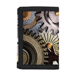 Steampunk Gears And Cogs Print Trifold Wallet