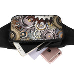 Steampunk Gears And Cogs Print Waist Bag