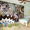 Steampunk Gears And Cogs Print Wall Sticker