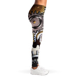 Steampunk Gears And Cogs Print Women's Leggings