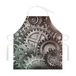 Steampunk Metal Gears Print Adjustable Apron