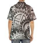 Steampunk Metal Gears Print Aloha Shirt