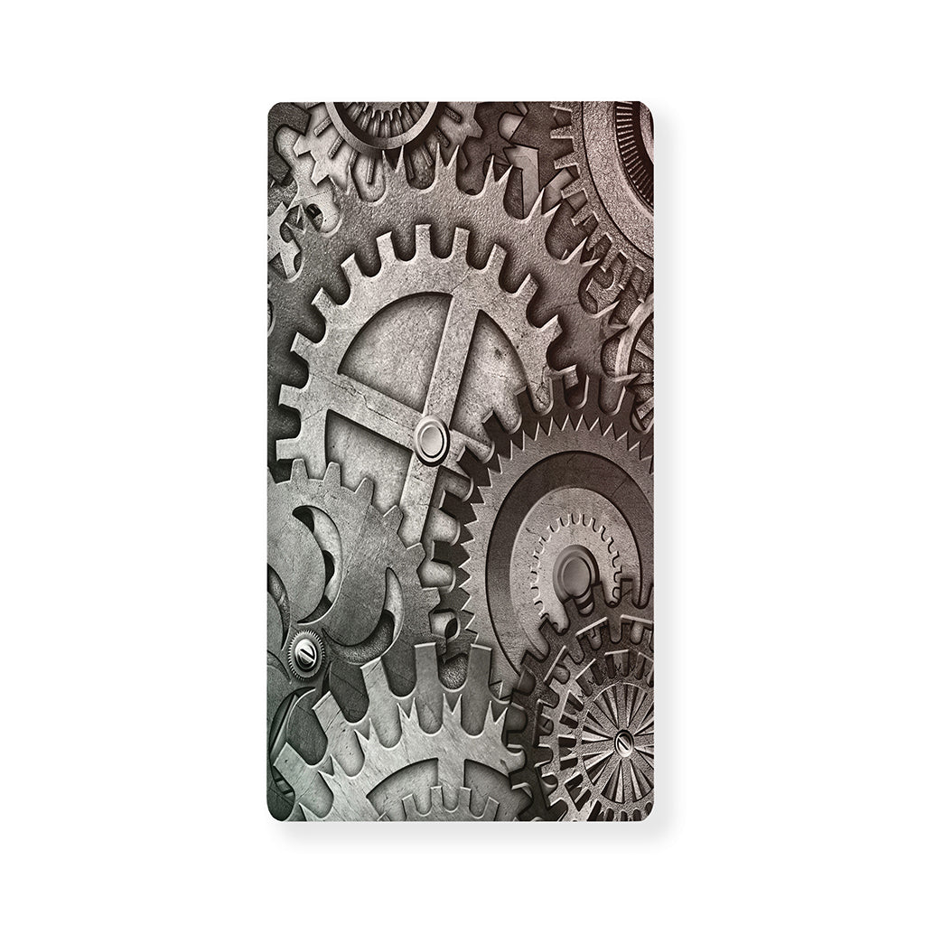 Steampunk Metal Gears Print Baby Crib Sheet
