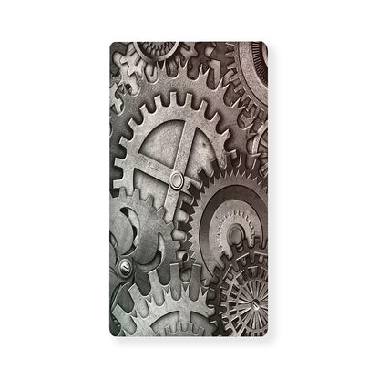 Steampunk Metal Gears Print Baby Crib Sheet