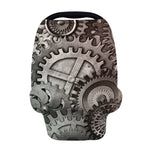 Steampunk Metal Gears Print Baby Seat Cover