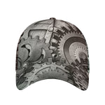 Steampunk Metal Gears Print Baseball Cap