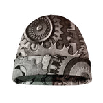 Steampunk Metal Gears Print Beanie