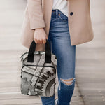 Steampunk Metal Gears Print Bible Tote Bag