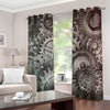 Steampunk Metal Gears Print Blackout Grommet Curtains