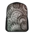 Steampunk Metal Gears Print Casual Backpack