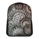 Steampunk Metal Gears Print Casual Backpack