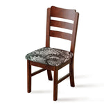 Steampunk Metal Gears Print Chair Cushion Cover