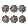 Steampunk Metal Gears Print Coaster Set