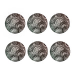 Steampunk Metal Gears Print Coaster Set