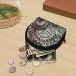 Steampunk Metal Gears Print Coin Purse