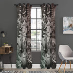 Steampunk Metal Gears Print Curtain