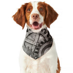 Steampunk Metal Gears Print Dog Bandana
