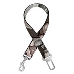 Steampunk Metal Gears Print Dog Seat Belt