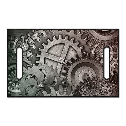 Steampunk Metal Gears Print Golf Cart Seat Cover