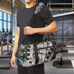 Steampunk Metal Gears Print Gym Bag
