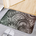Steampunk Metal Gears Print Indoor Door Mat
