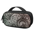 Steampunk Metal Gears Print Portable Cooler Travel Case