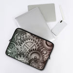 Steampunk Metal Gears Print Laptop Sleeve