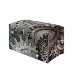 Steampunk Metal Gears Print Leather Tissue Box Cover