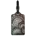 Steampunk Metal Gears Print Luggage Tag