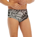 Steampunk Metal Gears Print Men's Briefs
