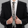 Steampunk Metal Gears Print Necktie