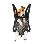 Steampunk Metal Gears Print Pet Carrier Backpack