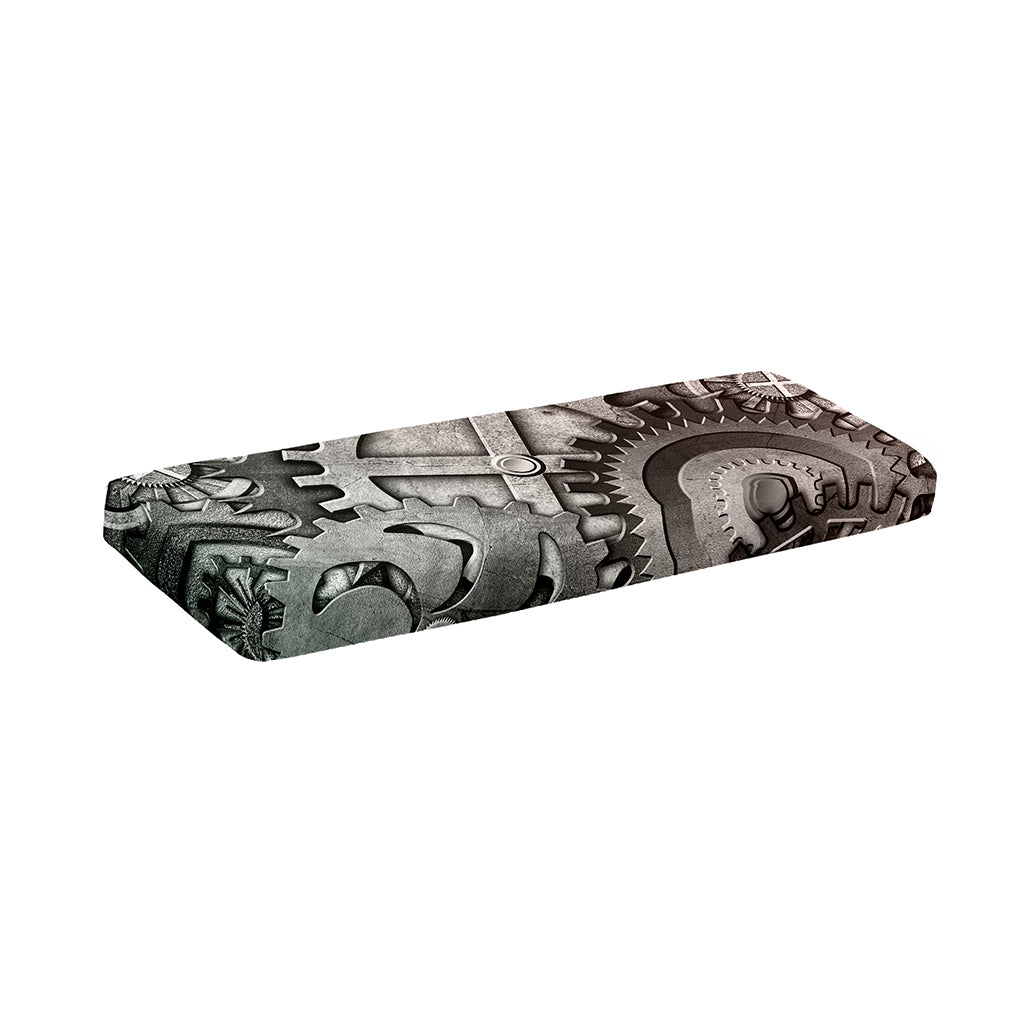 Steampunk Metal Gears Print Piano Keyboard Cover