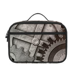 Steampunk Metal Gears Print Portable Lunch Bag