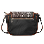 Steampunk Metal Gears Print Saddle Bag