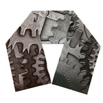 Steampunk Metal Gears Print Scarf