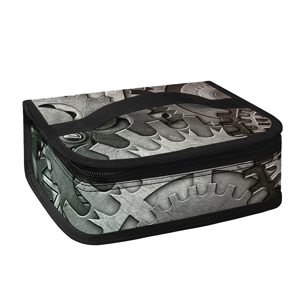Steampunk Metal Gears Print Small Lunch Bag