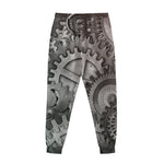 Steampunk Metal Gears Print Sweatpants