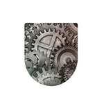 Steampunk Metal Gears Print Toilet Lid Cover