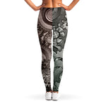 Steampunk Metal Gears Print Women's Leggings
