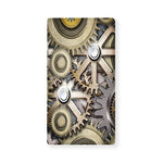 Steampunk Metallic Gears Print Baby Crib Sheet