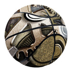 Steampunk Metallic Gears Print Basketball