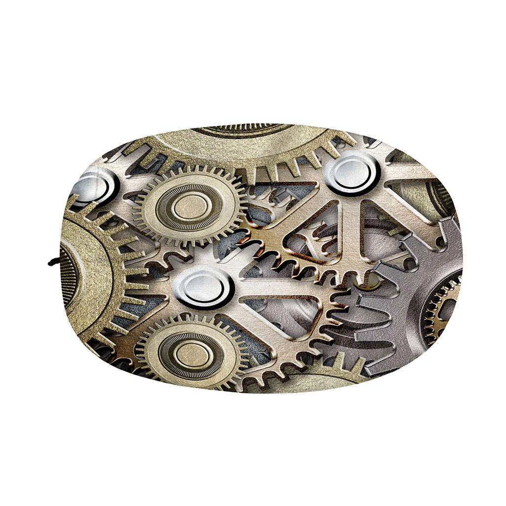 Steampunk Metallic Gears Print Car Side Mirror Covers
