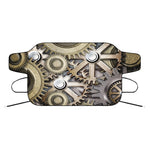 Steampunk Metallic Gears Print Car Windshield Snow Cover